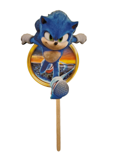 Zápich drevený ježko Sonic